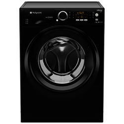 Hotpoint RPD10457JKK Ultima S-Line Freestanding Washing Machine, 10kg Load, A+++ Energy Rating, 1400rpm Spin, Black